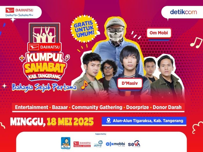 Bisa Nonton D'Masiv Gratis di Daihatsu Kumpul Sahabat Tangerang! - Update 1