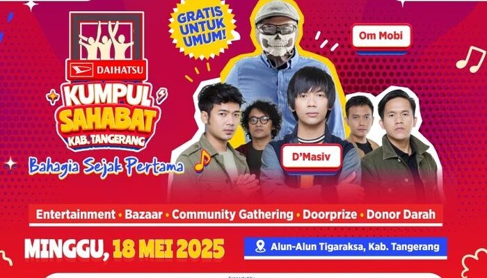 “Daihatsu Kumpul Sahabat Tangerang: Gratis, Doorprize, dan Keseruan Tanpa Batas Besok!”