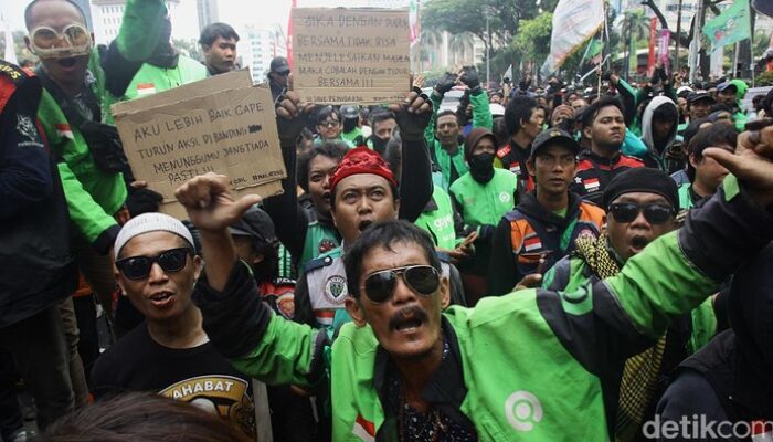 Demo Akbar Driver Ojol, Serentak Matikan Aplikasi, Sanksi Apa yang Menunggu Hari Ini?