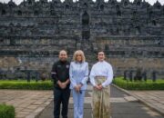 Menpar Widiyanti Bersama Ibu Negara Prancis, Menjelajahi Keagungan Candi Borobudur