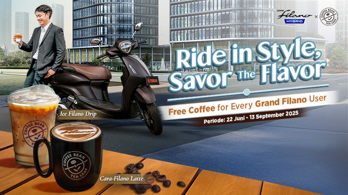 **Yamaha Gandeng CBTL, Hadirkan Kopi Gratis untuk Pengguna Grand Filano**