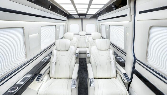 Mewah! Interior Mercedes-Benz Sprinter Ini Dimodifikasi Ala Kabin Jet Pribadi