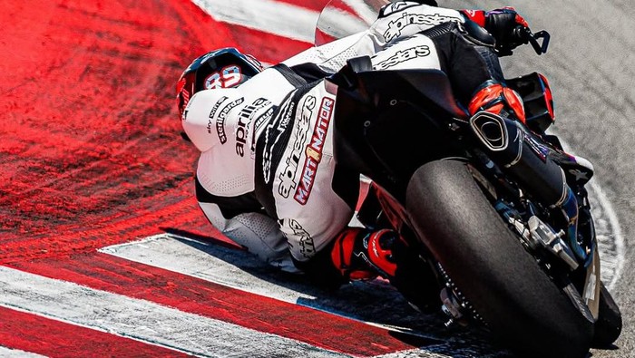 Jorge Martin Kembali Ngebut dengan Aprilia RSV4, Marquez Perlu Waspadai Ancaman!