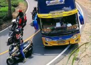 Viral Konvoi Nmax Hadang Bus di Tikungan, Kini Berujung Ditilang – Update 1