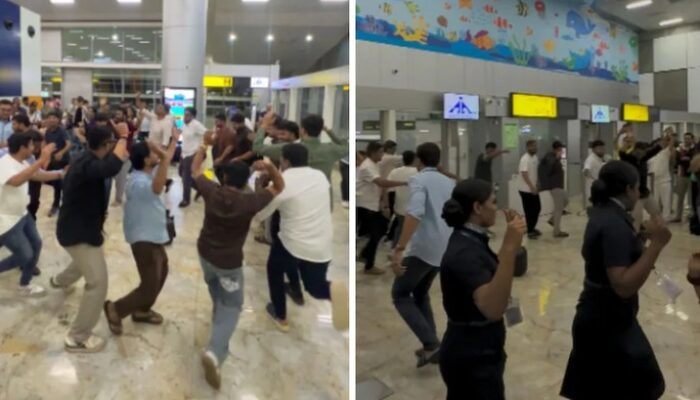 **Pesawat Delay di Goa, Penumpang Berjoget Bareng di Ruang Tunggu Bandara**