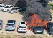 Waduh! Mobil Listrik Avatr 06 Terbakar di China, Baru 1,5 Bulan dan Sudah 1.066 Km