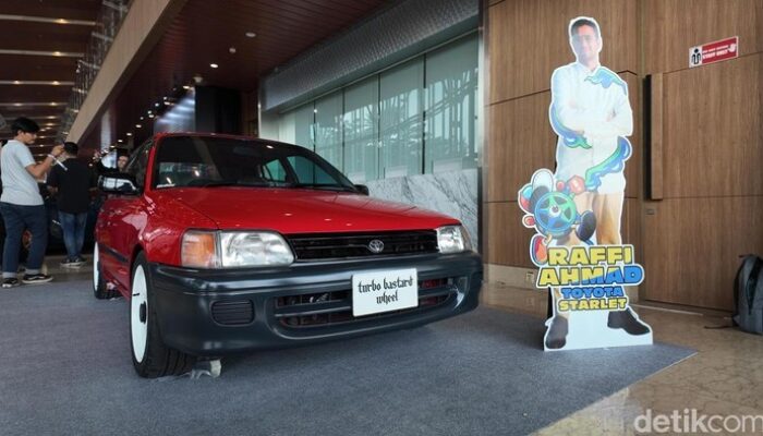 Toyota Starlet Raffi Ahmad: Kembali Kinclong, Takmirip dari Starlet Belgia?