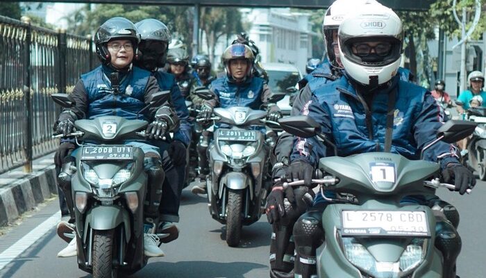 Grebek Pasar Rame di Gresik, Yamaha Gear Ultima Siap Tantang Segala Medan!