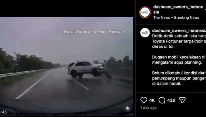 “Pelajaran dari Kecelakaan Fortuner: Mengintip Risiko Fatal di Tol”