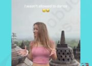 **Biksu Buddha Kecam Aksi Joget Cewek Rambut Pirang di Atas Candi Borobudur**