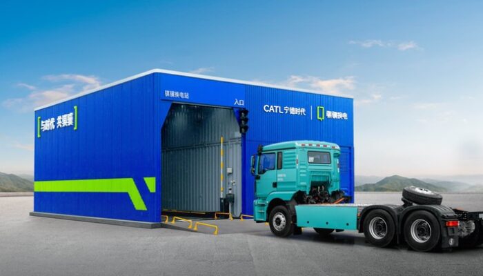 CATL Rilis Sistem Baterai Swap untuk Truk Listrik dengan Kapasitas 171 kWh