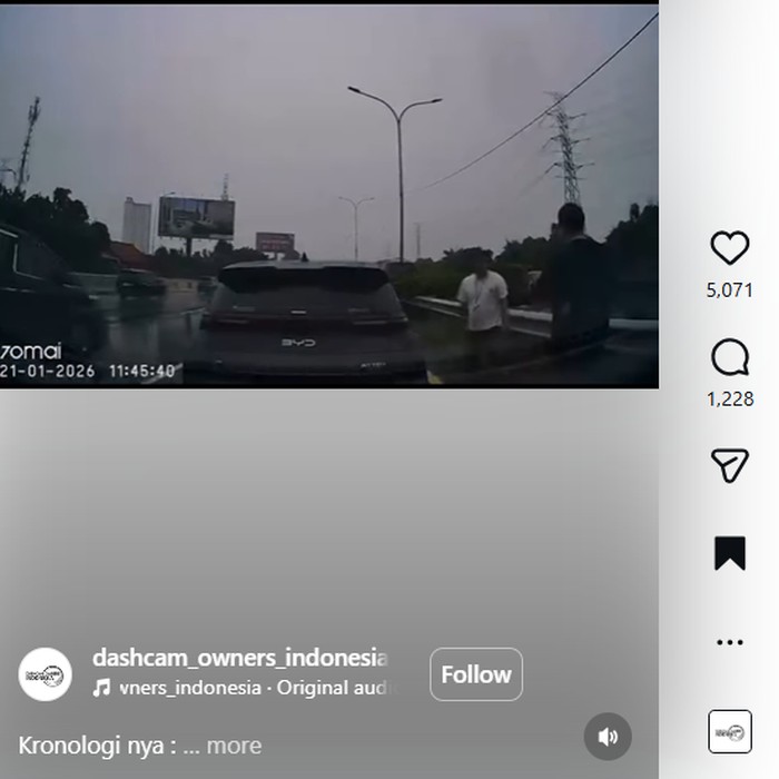 [Viral BYD Atto 1 Motong Lajur, Diklakson Panjang Nggak Terima Malah Mukul: Reaksi Pengemudi di Tol Kebon Jeruk]